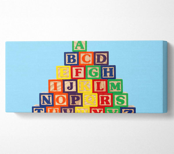 Alphabet Blocks Baby Blue