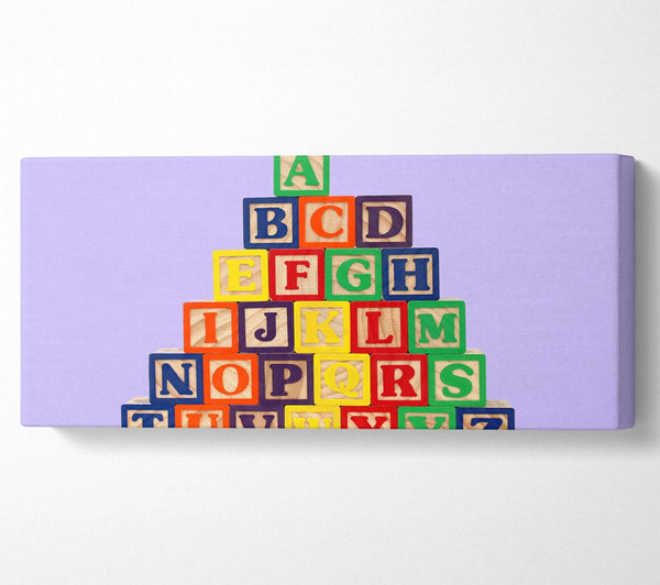 Alphabet Blocks Lilac