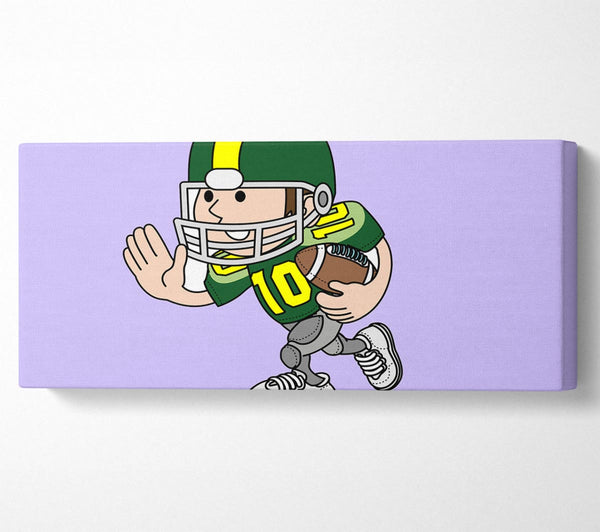 American Football Sport Player Lilac