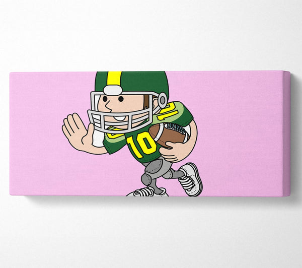 American Football Sport Player Pink