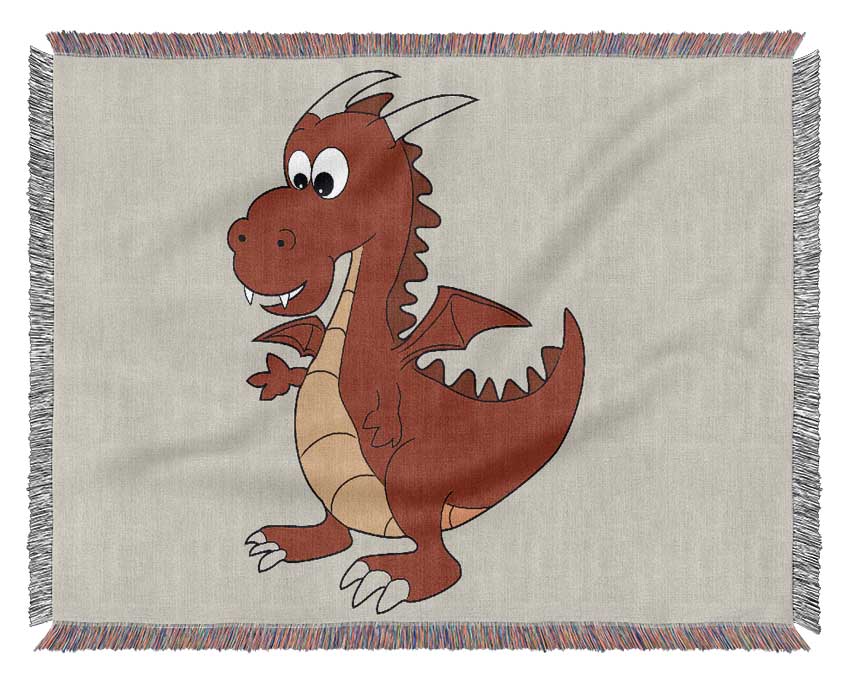 Big Dragon Lilac Woven Blanket