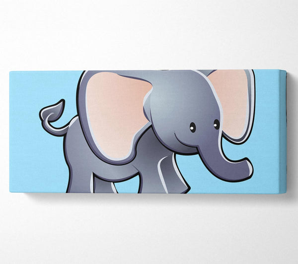 Big Eared Elephant Baby Blue