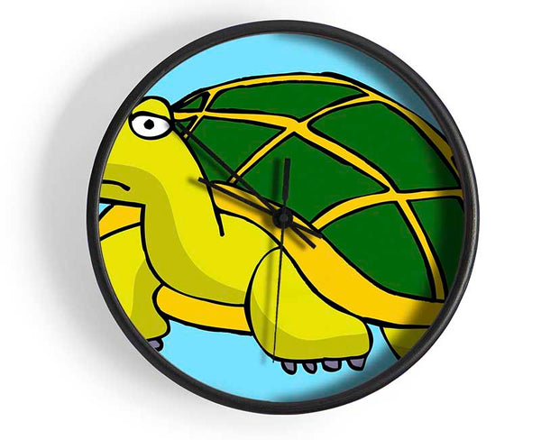 Big Turtle Baby Blue Clock - Wallart-Direct UK