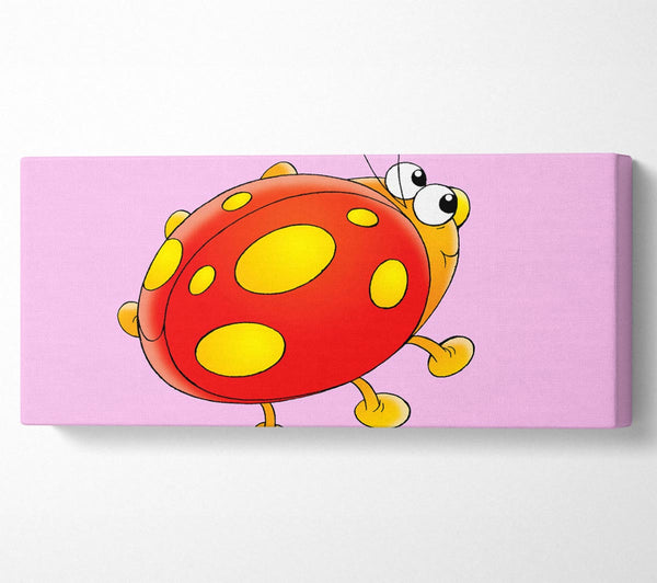 Cartoon Ladybug Pink