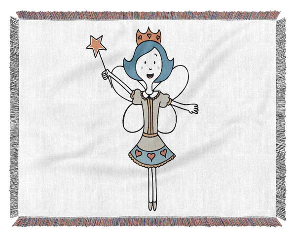 Fairy Princess White Woven Blanket