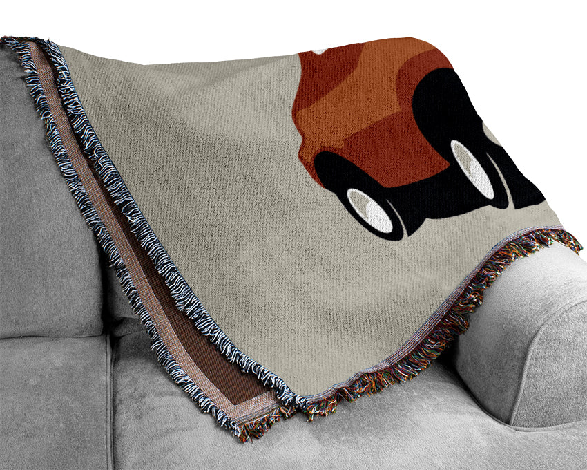 Smiling Clean Car Lilac Woven Blanket