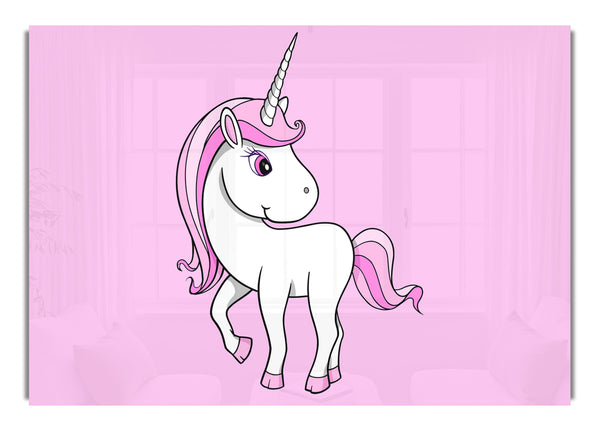 Unicorn Walking Pink