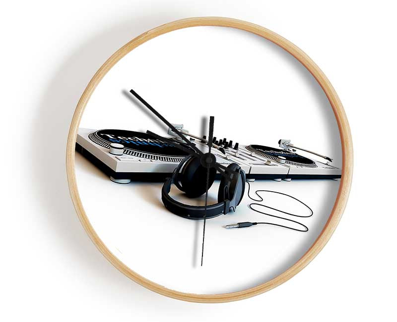 Dj Double Deck Clock - Wallart-Direct UK