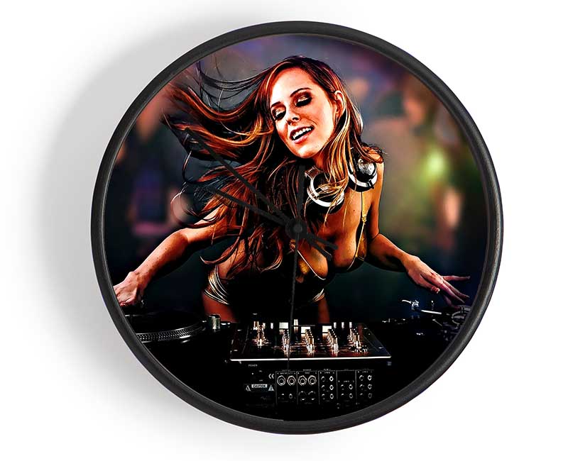 Dj Babe 2 Clock - Wallart-Direct UK