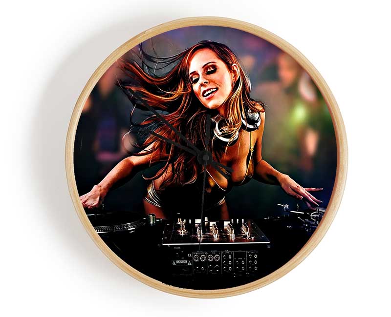 Dj Babe 2 Clock - Wallart-Direct UK