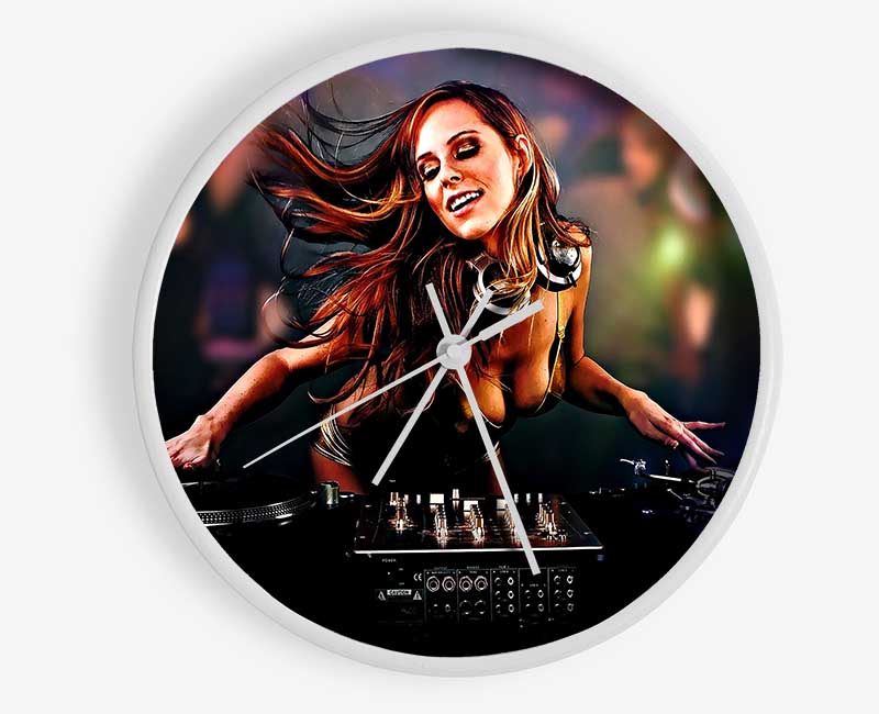 Dj Babe 2 Clock - Wallart-Direct UK