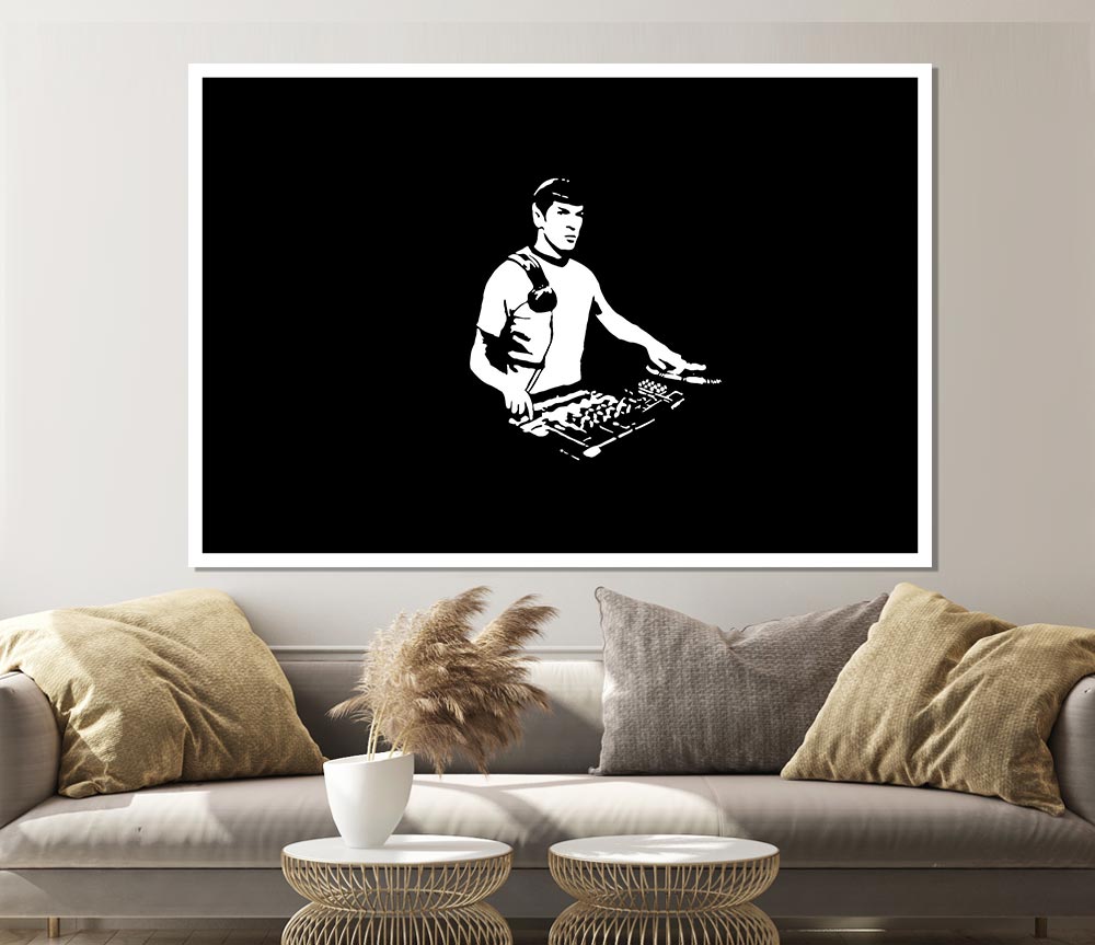 Dj Spock Print Poster Wall Art