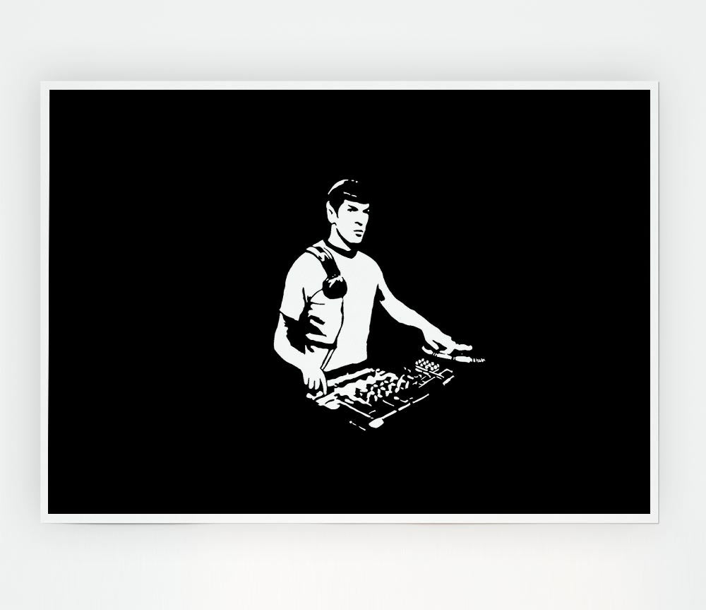 Dj Spock Print Poster Wall Art