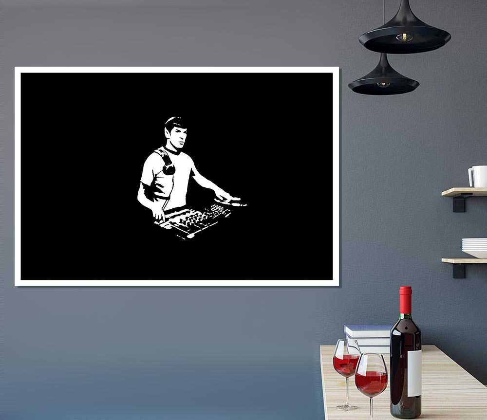 Dj Spock Print Poster Wall Art