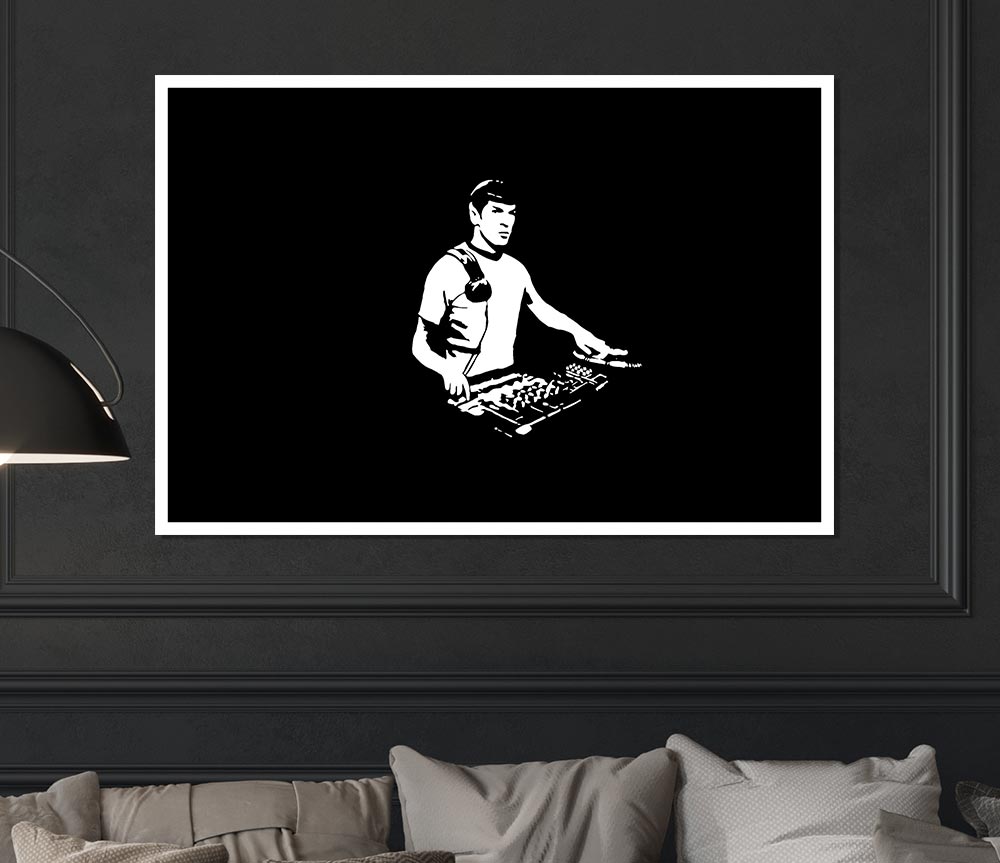 Dj Spock Print Poster Wall Art