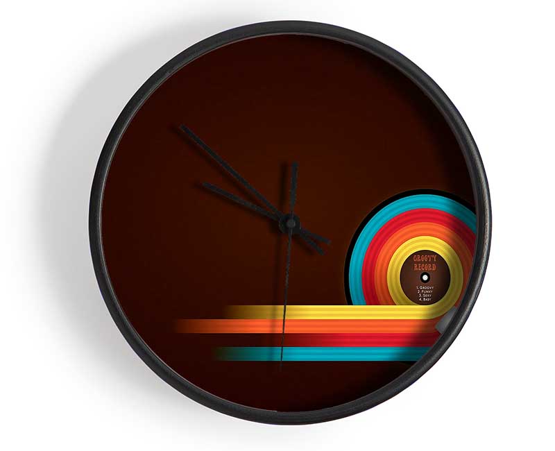 Groovy Record Clock - Wallart-Direct UK