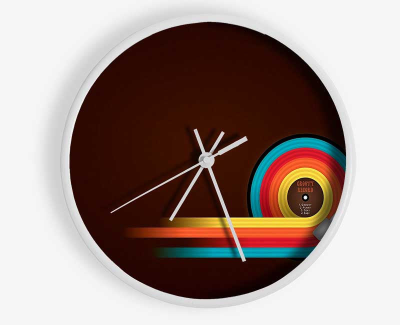 Groovy Record Clock - Wallart-Direct UK