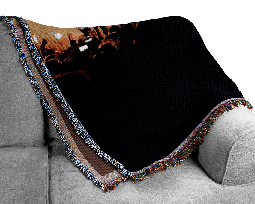 Concert Musical Freedom Woven Blanket