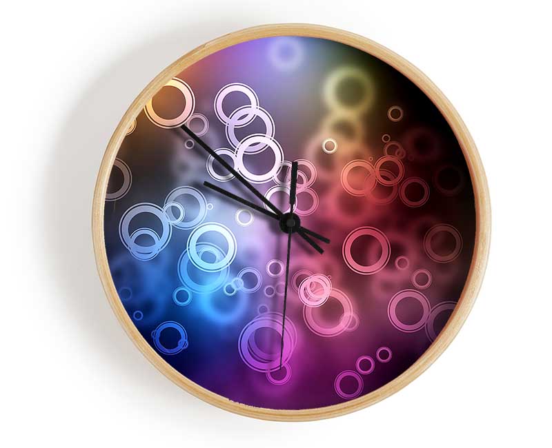 Circles Clock - Wallart-Direct UK