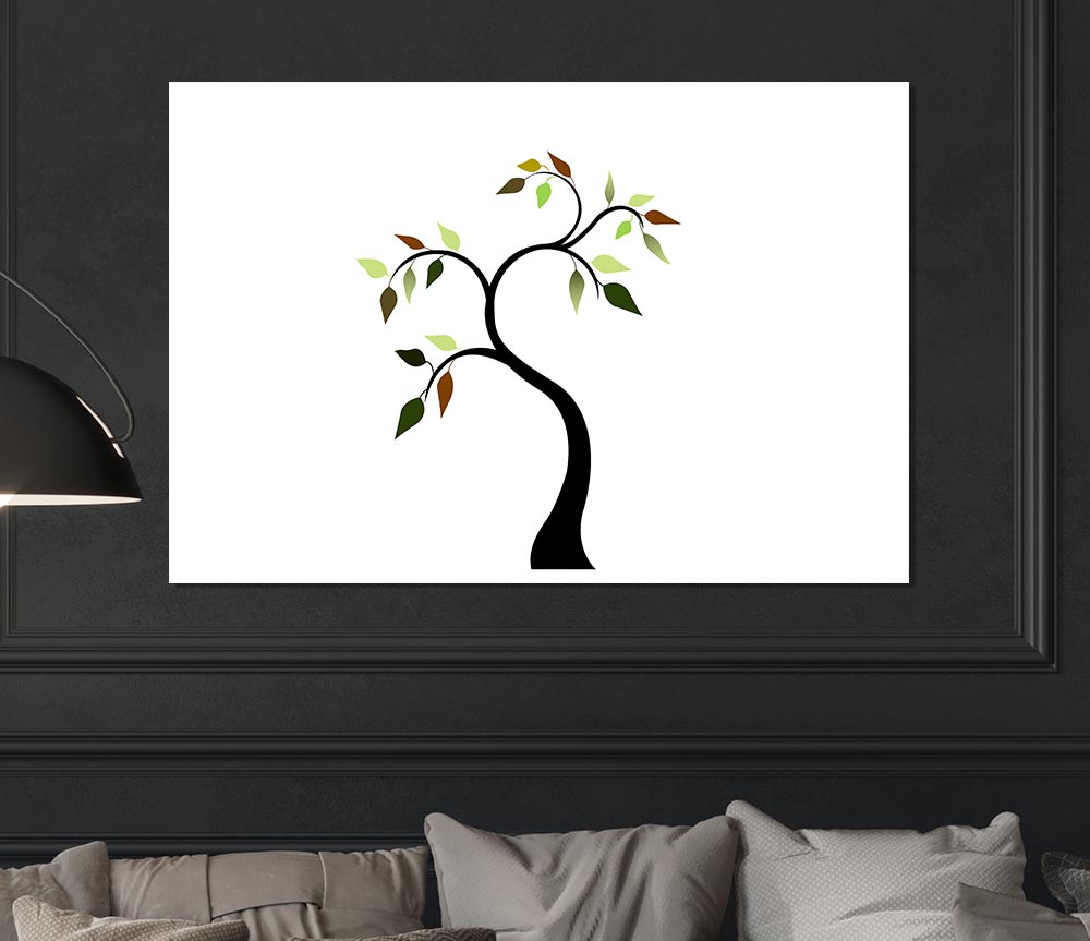 Autumn Tree Print Poster Wall Art