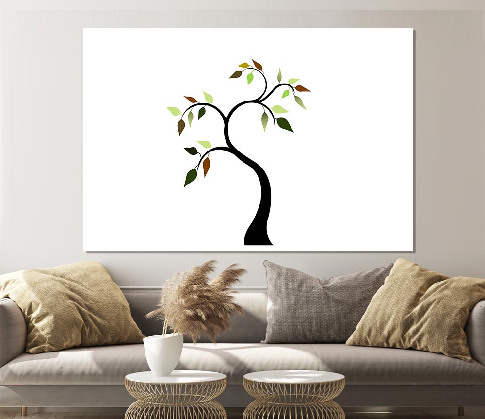 Autumn Tree Print Poster Wall Art