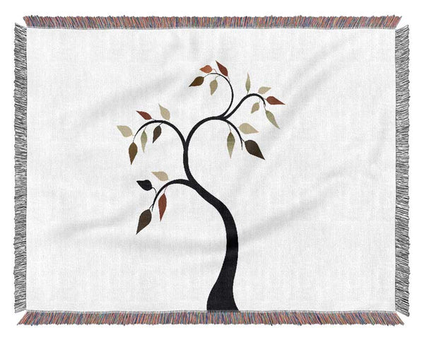 Autumn Tree Woven Blanket