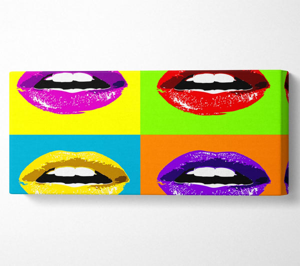 Vibrant Pop Art Lips