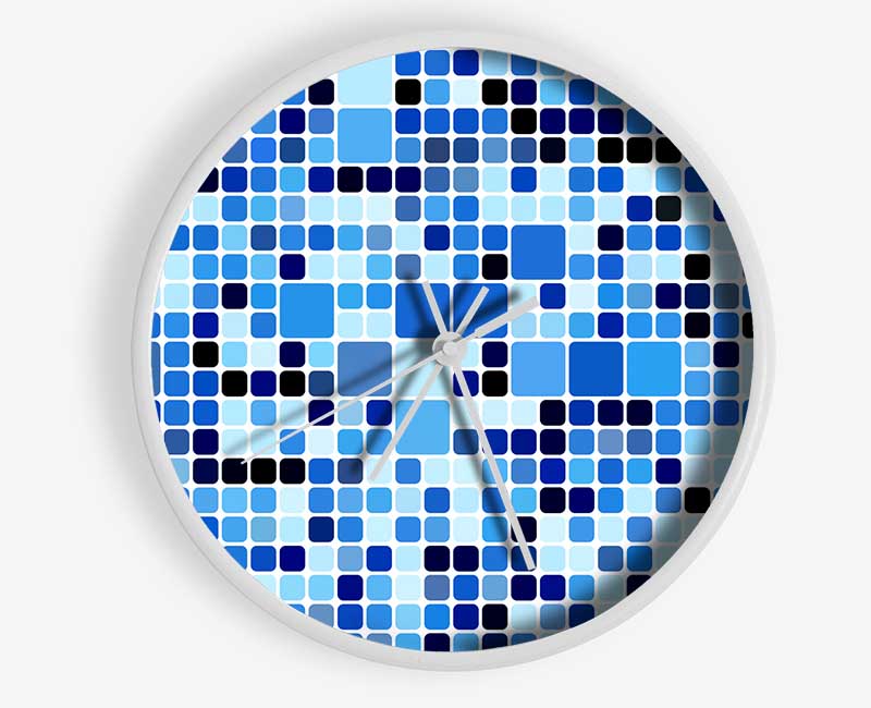 Square Ice Clock - Wallart-Direct UK