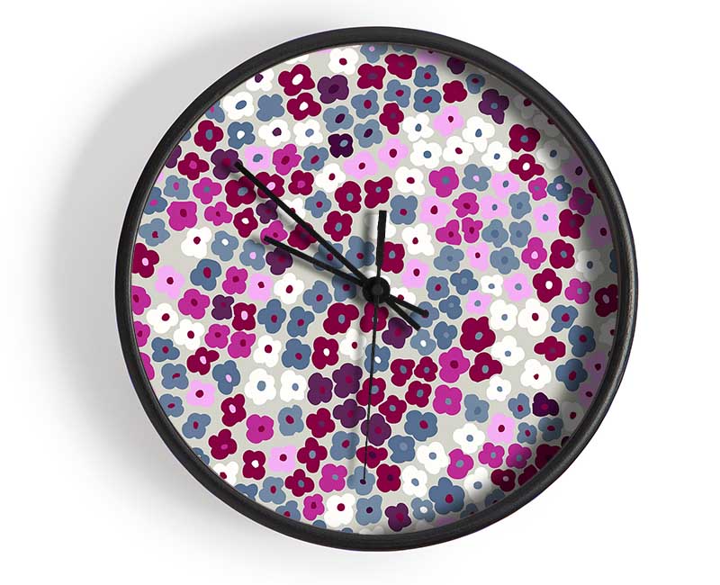 Flora Mayhem Clock - Wallart-Direct UK