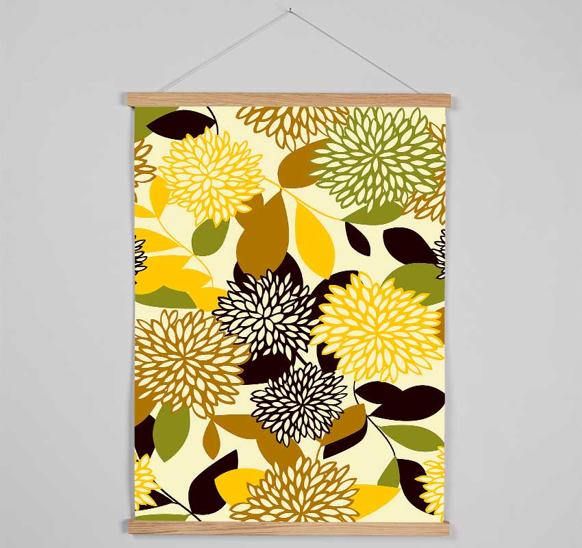 Petals Of Beauty Hanging Poster - Wallart-Direct UK