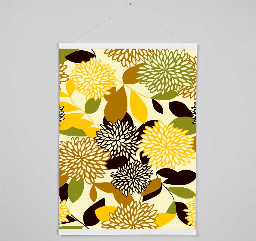 Petals Of Beauty Hanging Poster - Wallart-Direct UK