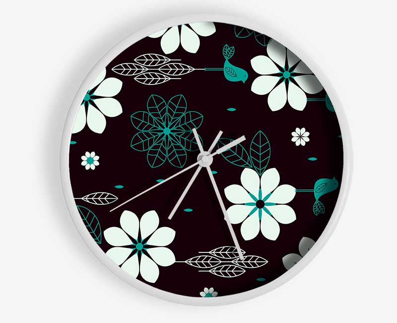 Daisy Face Clock - Wallart-Direct UK