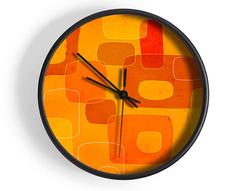 Burst Of Colour Clock - Wallart-Direct UK