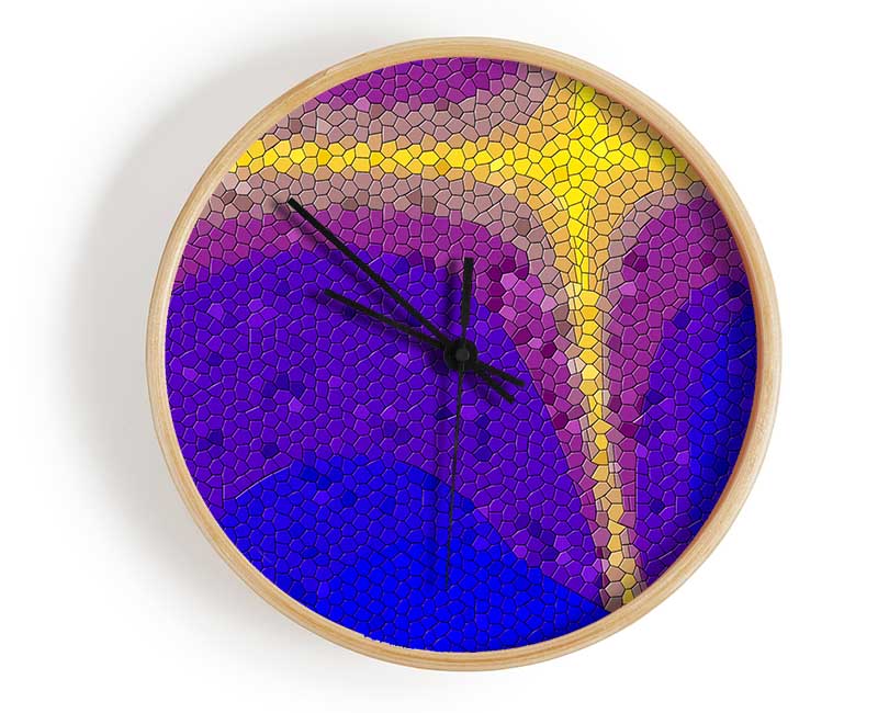 Golden Line Clock - Wallart-Direct UK