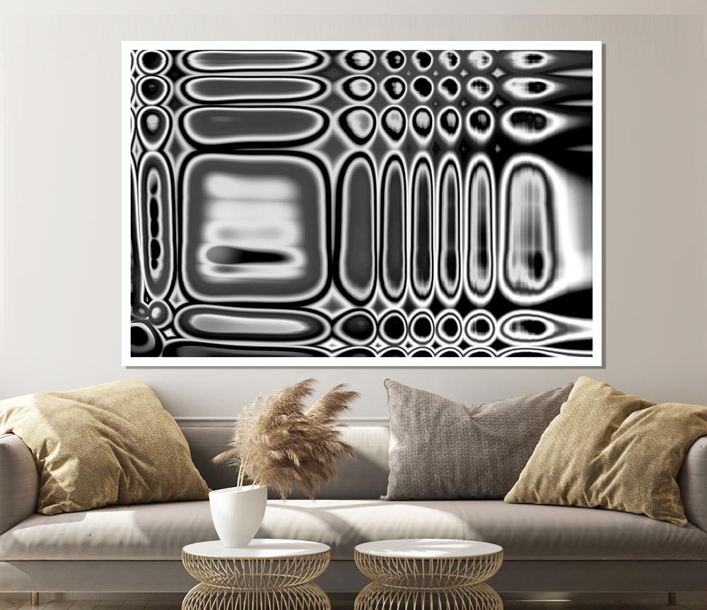 Liquid Distaction Print Poster Wall Art