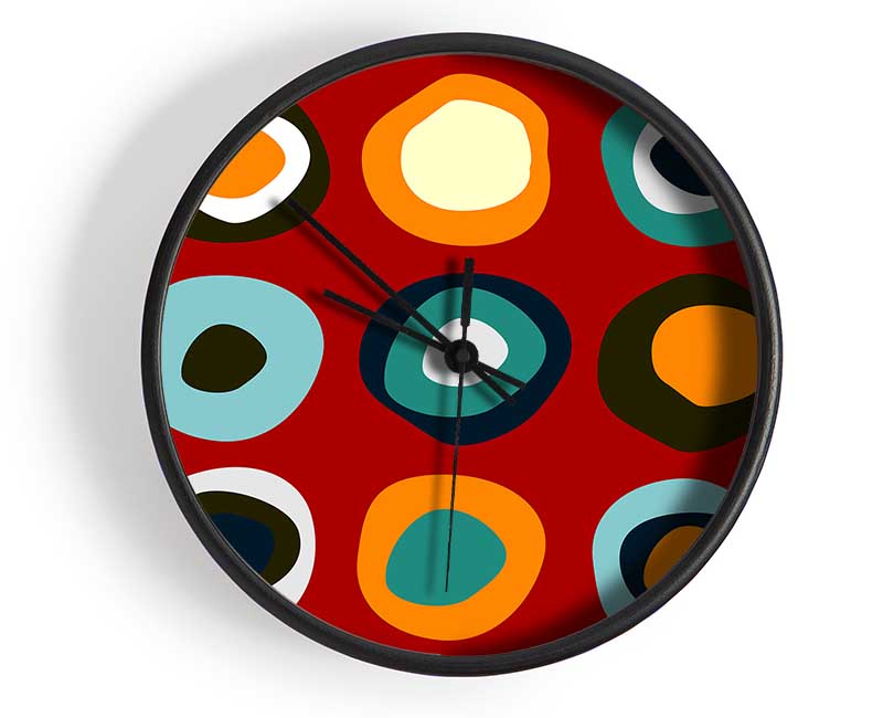 Circumference Of Colour Clock - Wallart-Direct UK