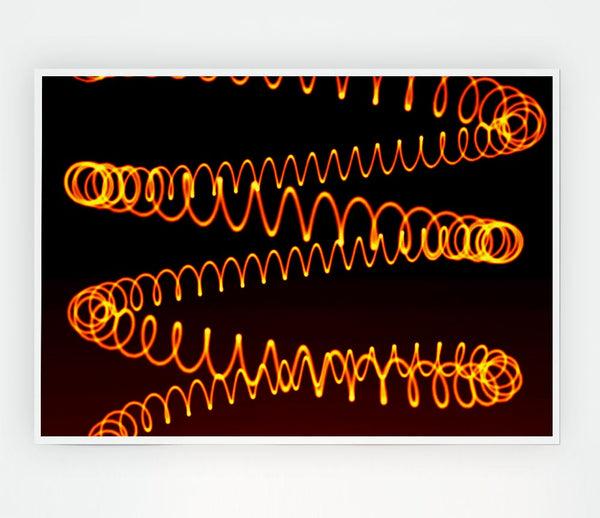 Fire Springs Print Poster Wall Art