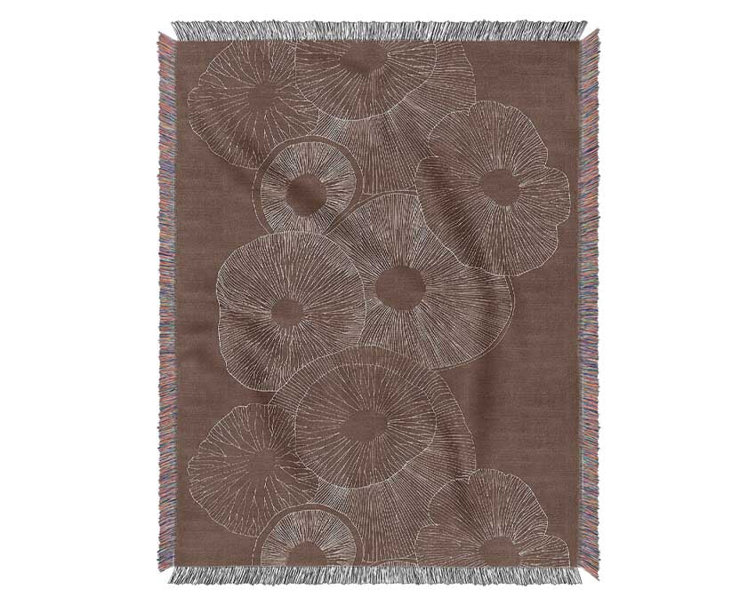 Intertwine Beige Woven Blanket