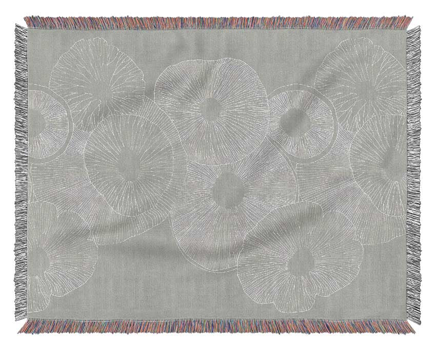 Intertwine (Portrait) Grey Woven Blanket