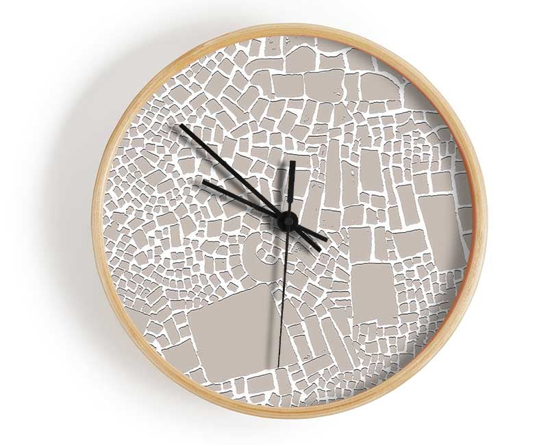 The Missing Piece Grey Clock - Wallart-Direct UK