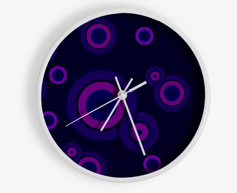 Pink Fizz Clock - Wallart-Direct UK