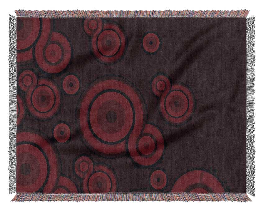 Red Fizz Woven Blanket