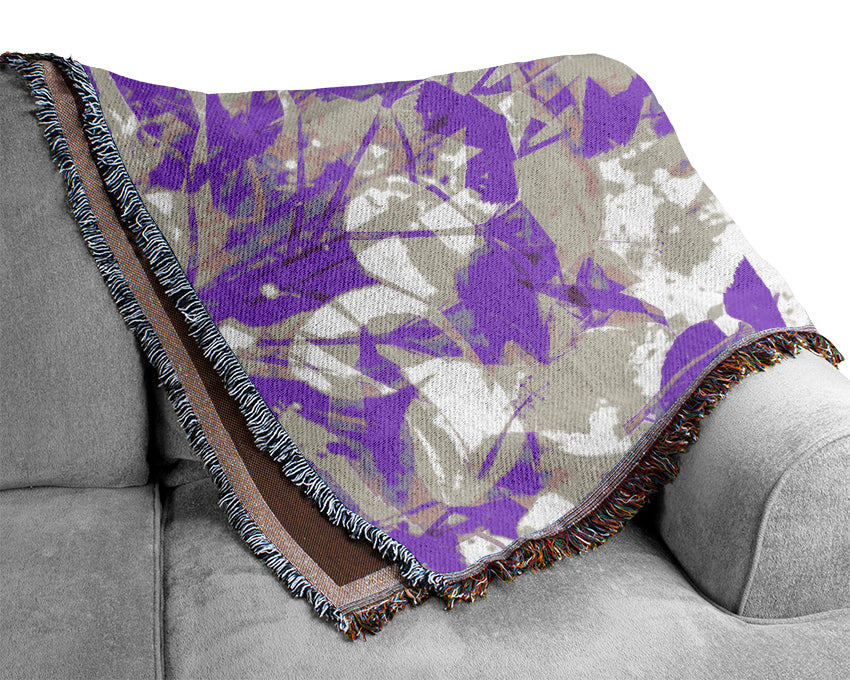 Paradise Lilac Woven Blanket