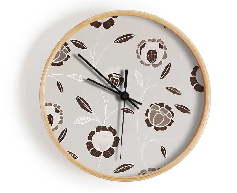 Evolution Of The Seed Beige Clock - Wallart-Direct UK