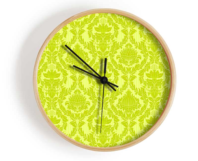 Flock Green Clock - Wallart-Direct UK