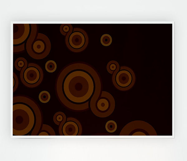 Caramel Fizz Print Poster Wall Art