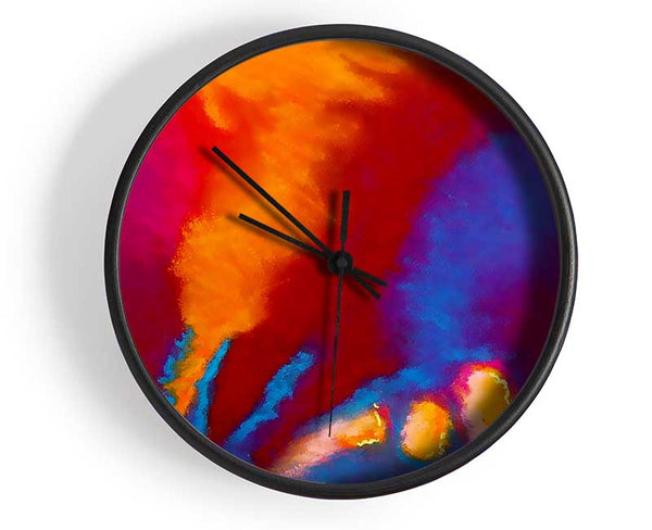 Psychedelic Blur Clock - Wallart-Direct UK