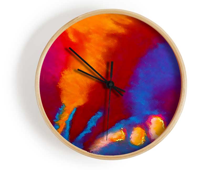 Psychedelic Blur Clock - Wallart-Direct UK