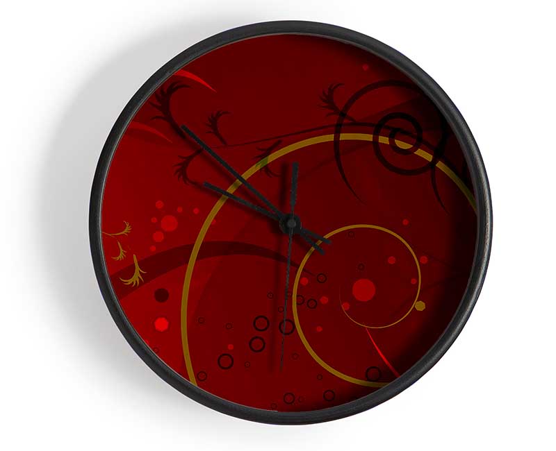 Maroon Galore Clock - Wallart-Direct UK