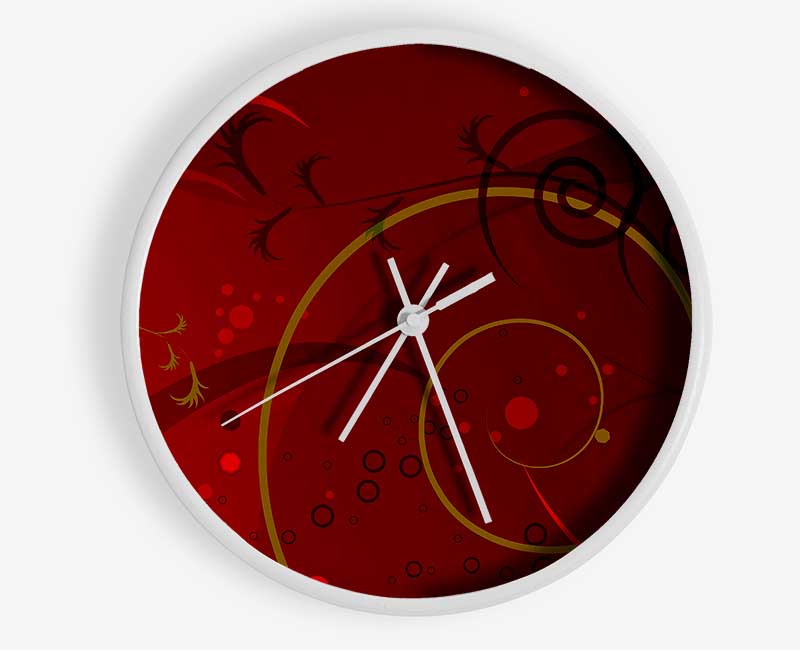 Maroon Galore Clock - Wallart-Direct UK